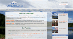 Desktop Screenshot of aa-oregon.org